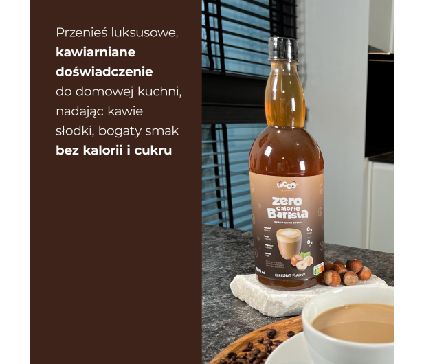 LOCCO 0 kcal syrop Barista ze stewią o smaku Orzechowym - 1503780 - zdjęcie 3